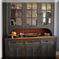 F18. Quebec Pine hutch. 86”h x 65”w x 20”d 